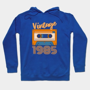 Cassette Tap 1985 Vintage Hoodie